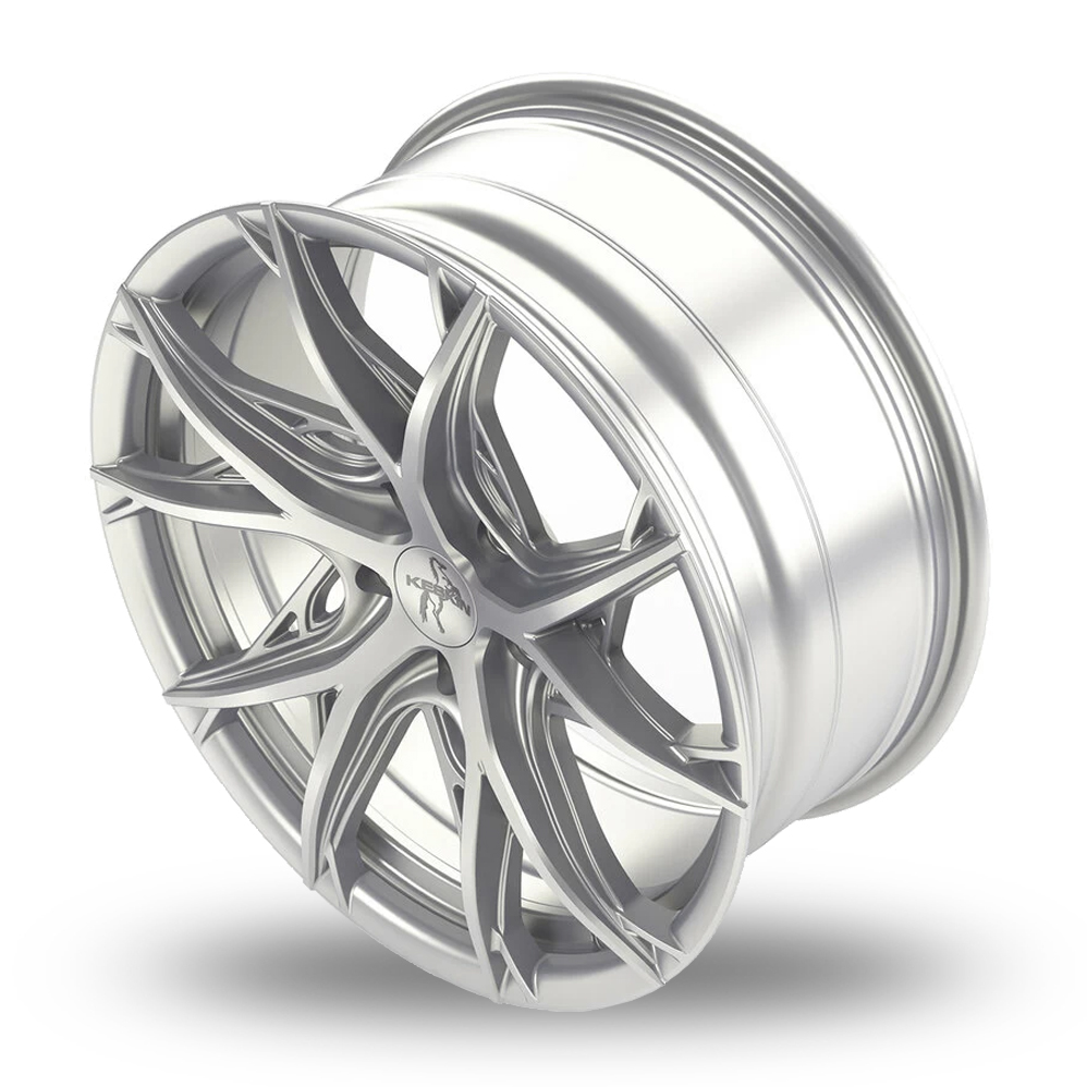 19" Keskin Tuning KT24C Silver Alloy Wheels