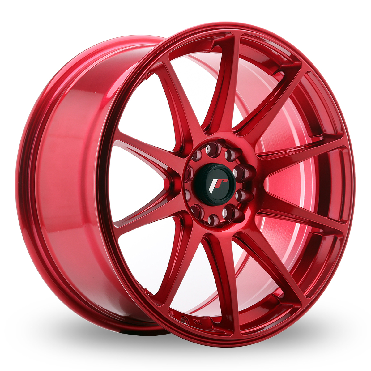 18 Inch Japan Racing JR11 (8.5x18) Platinum Red Alloy Wheels