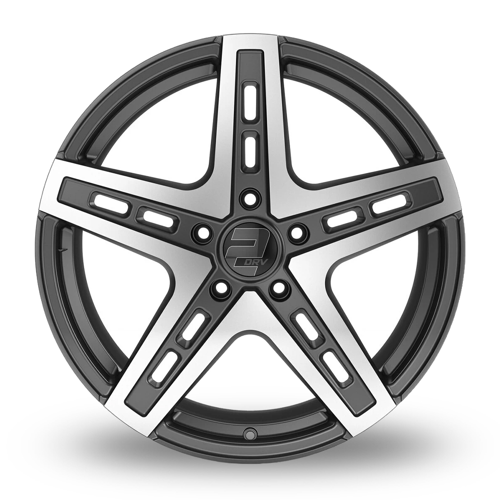 20" 2DRV WH38 Daytona Grey Machined Alloy Wheels