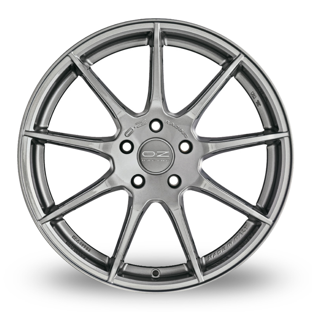 17" OZ Racing Omnia Grigio Corsa Bright Alloy Wheels