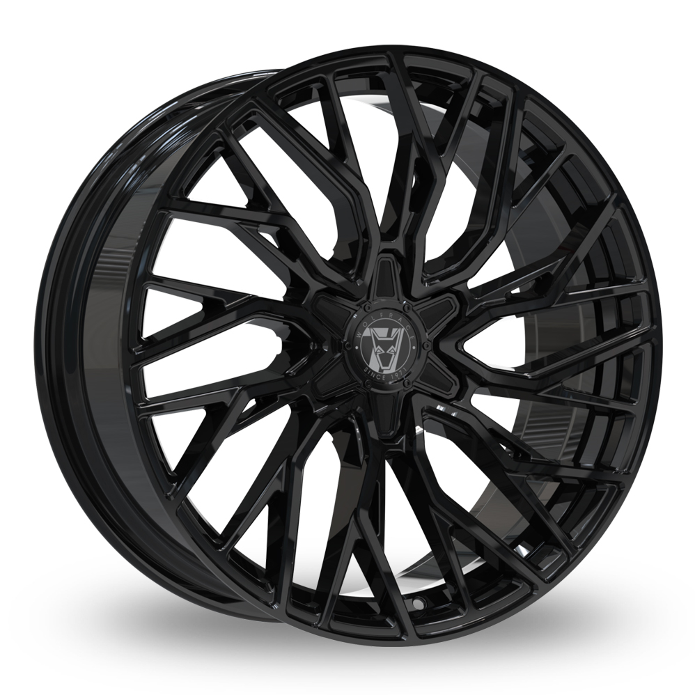 Wolfrace 71 Voodoo GT6 Gloss Raven Black Alloy Wheels