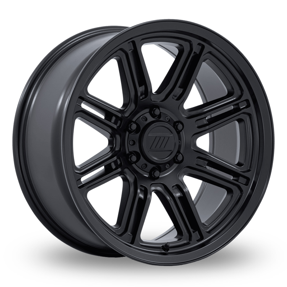 Pro Comp Alloys PA206 Snare (USA Warehouse) Matt Black Alloy Wheels