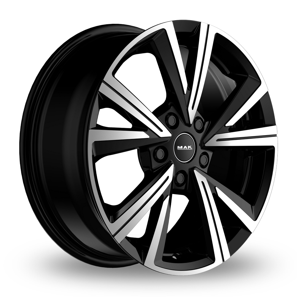 18" MAK Qvarz Black Mirror Alloy Wheels