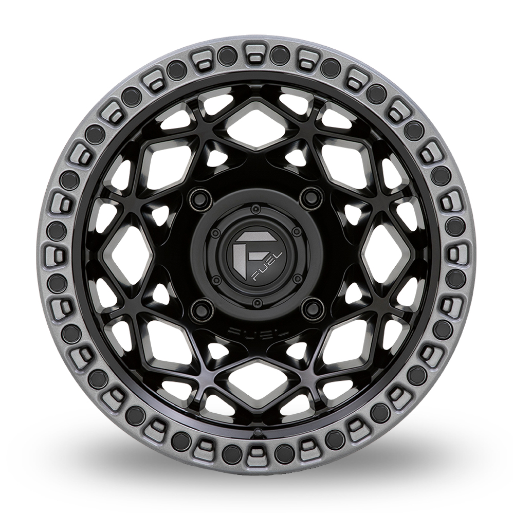 15" Fuel Off-Road D783 Unit UTV Matte Black With Gunmetal Ring Alloy Wheels