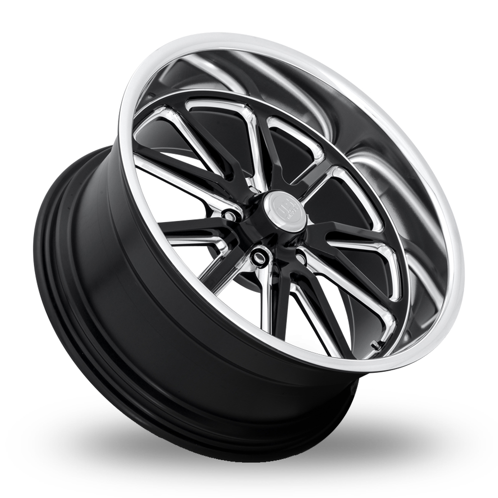 20" US Mags U117 Rambler Gloss Black Milled Alloy Wheels