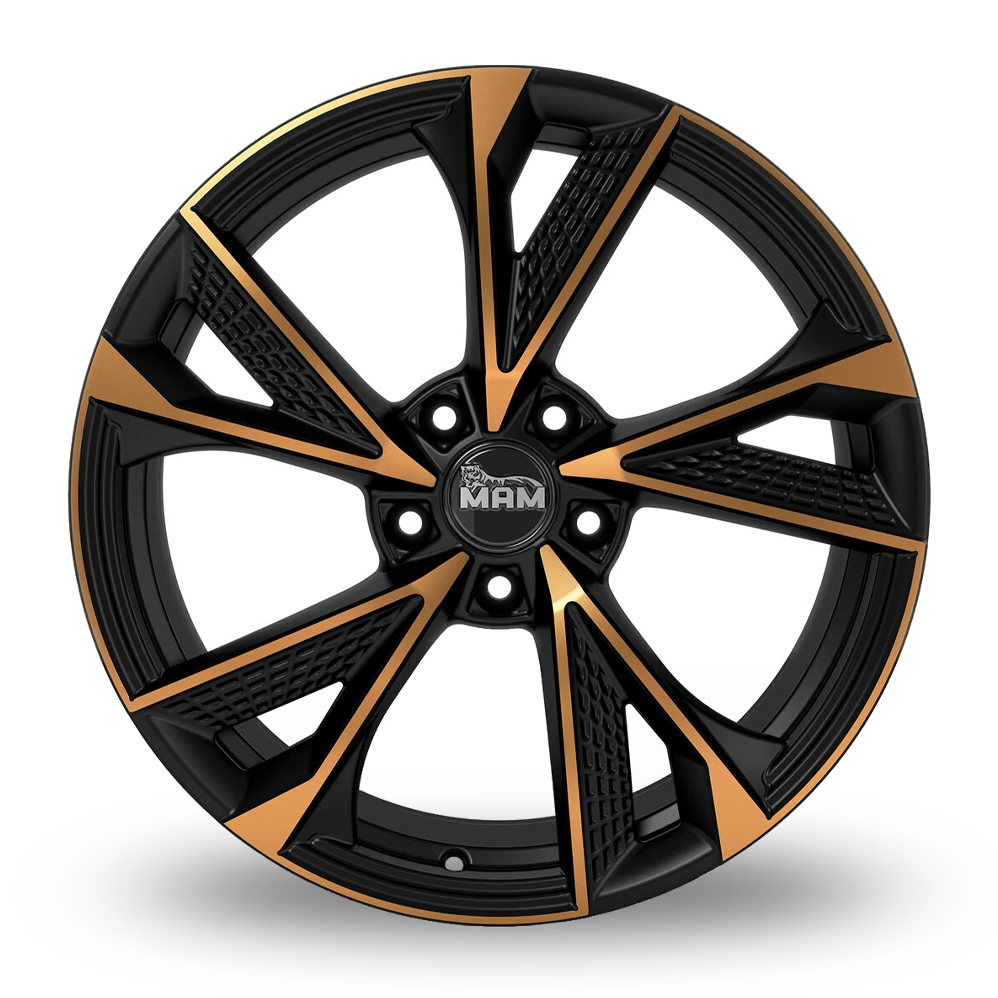18" MAM RS6 Matt Black Copper Alloy Wheels