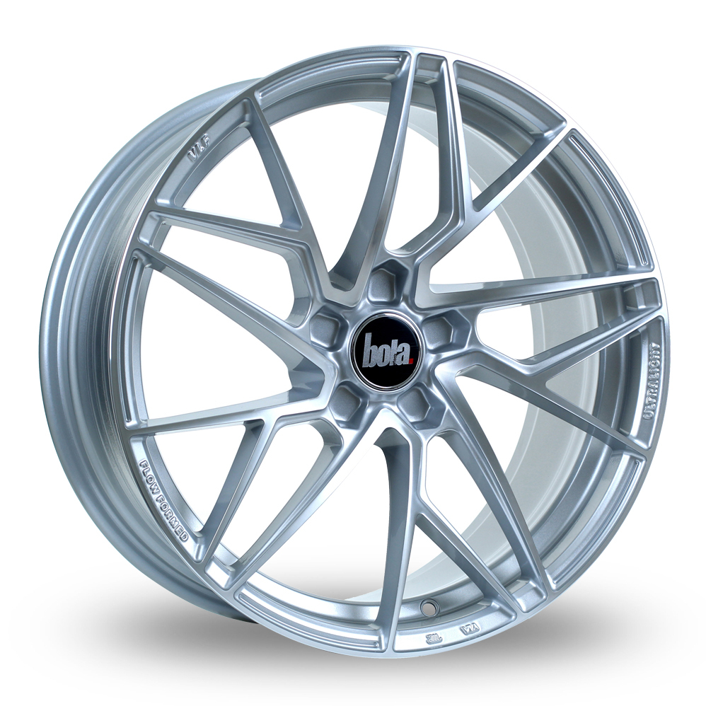 Bola FLR Silver Polished Alloy Wheels