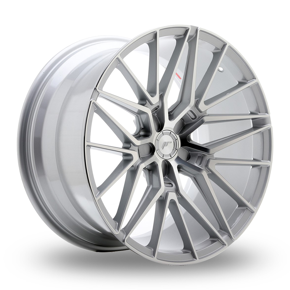 Japan Racing JR38 (10.5x20) (Custom Fitment) Silver Machined Face Alloy Wheels