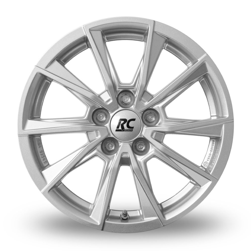 15" RC Design TDG3 Crystal Silver Alloy Wheels