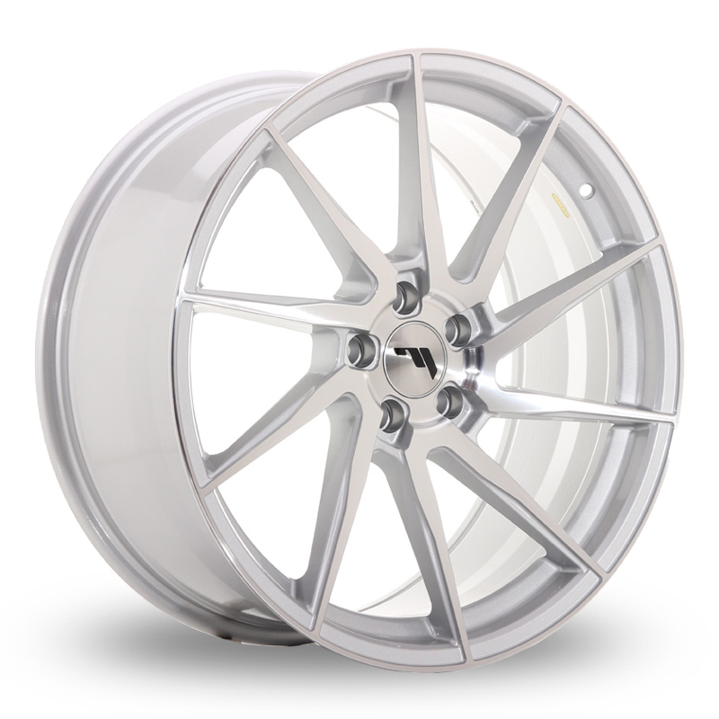 Japan Racing JR36 (10x20) (Custom Fitment) Silver Machined Face Alloy Wheels
