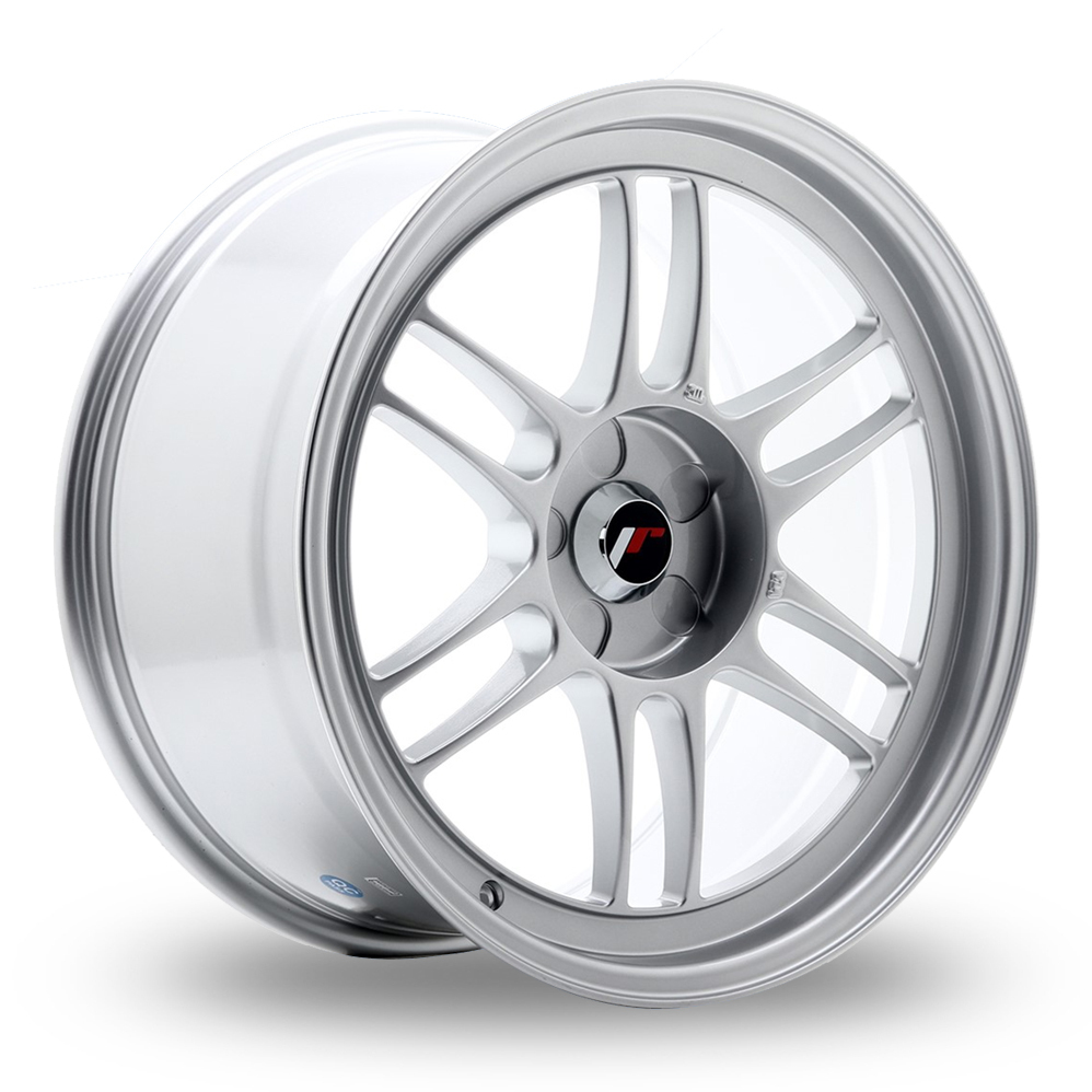 Japan Racing JR7 (9x18) (Custom Fitment) Silver Alloy Wheels