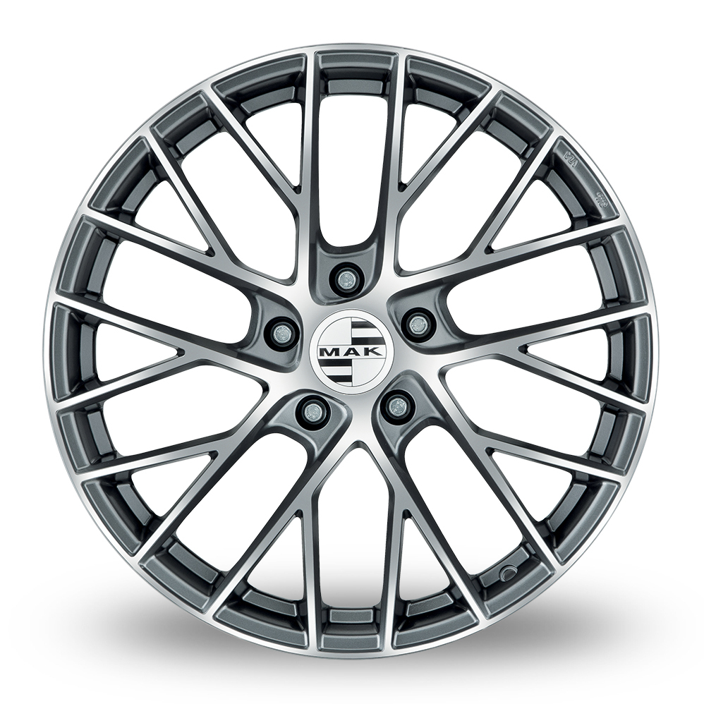 19" MAK Monaco Gunmetal Mirror Alloy Wheels