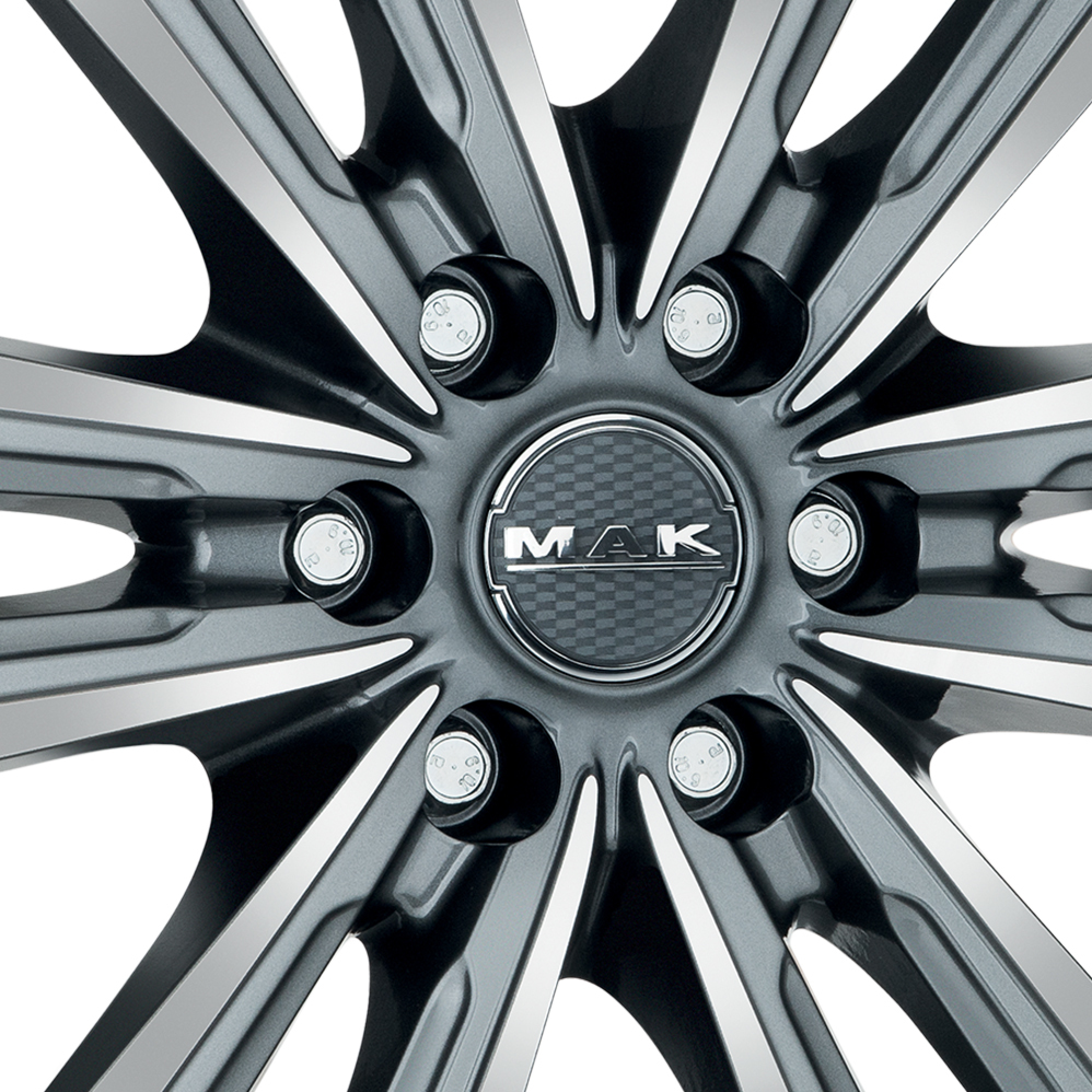 20" MAK SAFARI6 Gunmetal Mirror Alloy Wheels