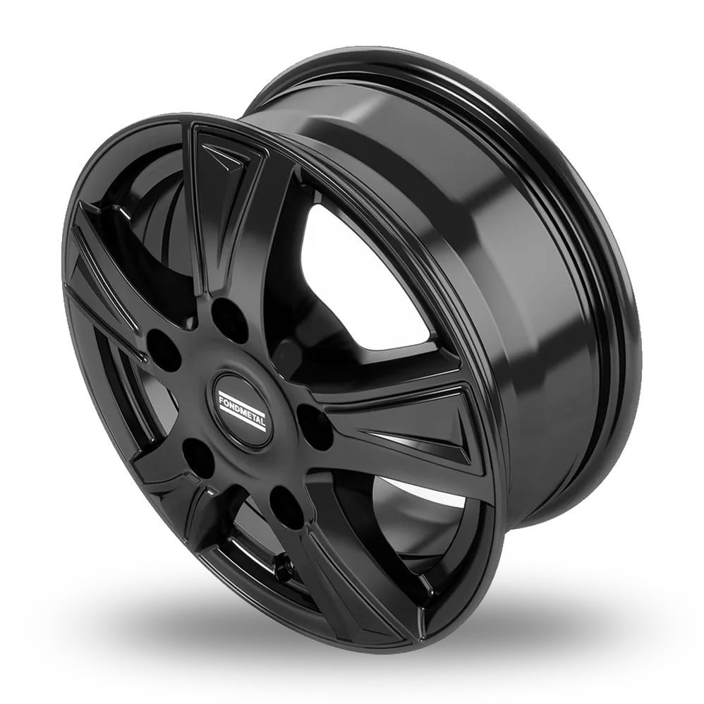 17" Fondmetal PRO1 Gloss Black Alloy Wheels