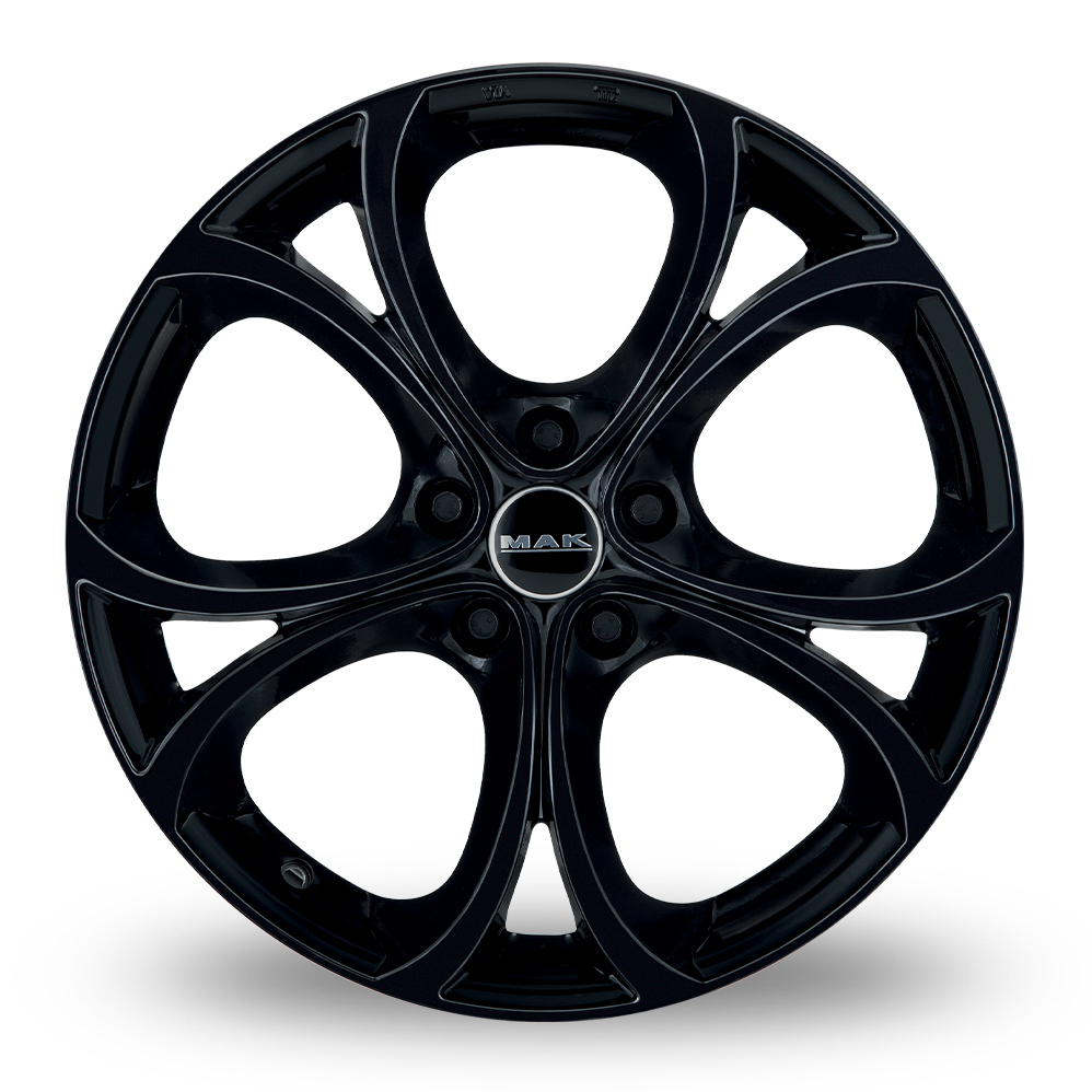 20" MAK Lario Gloss Black Alloy Wheels