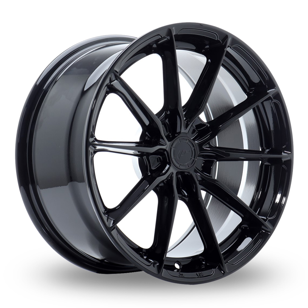 Japan Racing JR37 (8x17) (Custom Fitment) Gloss Black Alloy Wheels