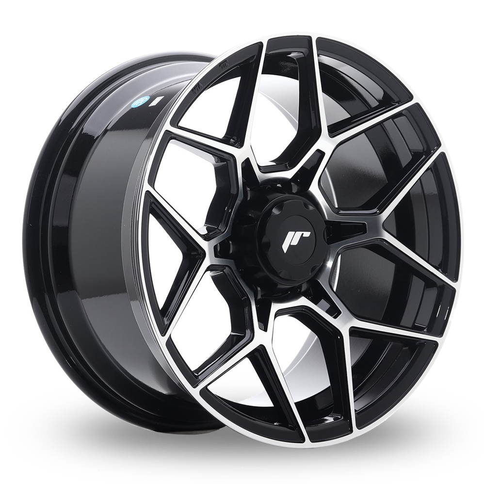 18" Japan Racing JRX9 (9x18) Gloss Black Machined Face Alloy Wheels