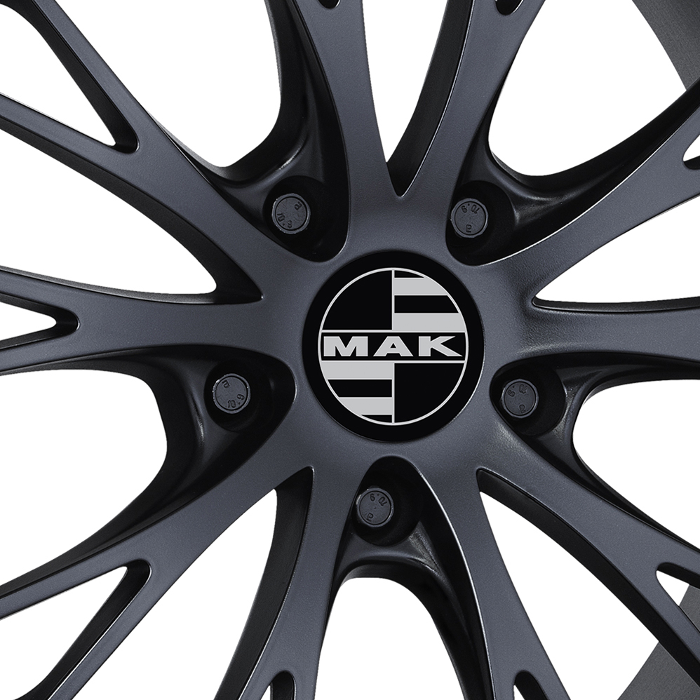 19" MAK Rennen Matt Black Alloy Wheels