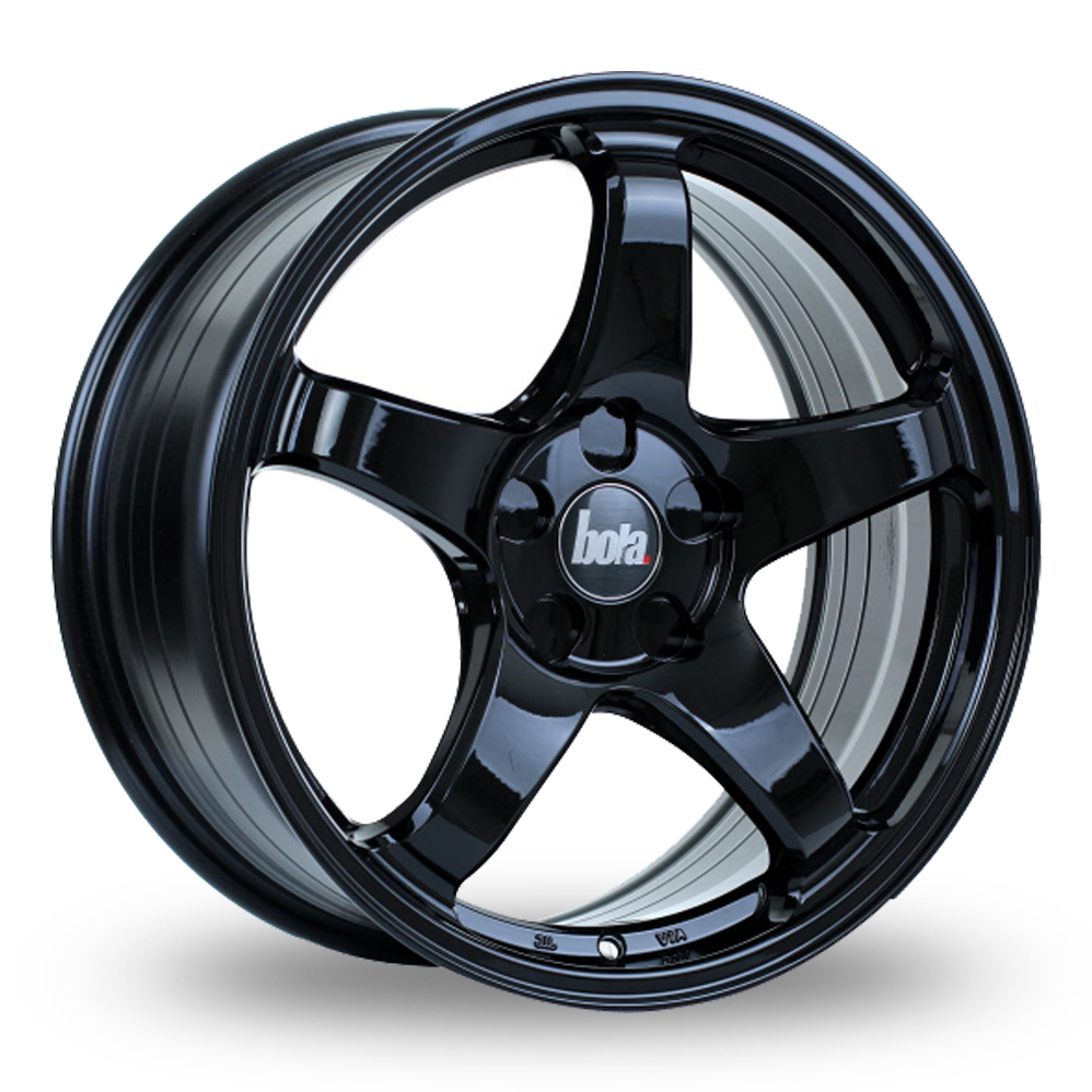 18 Inch Bola B2R Gloss Black Alloy Wheels