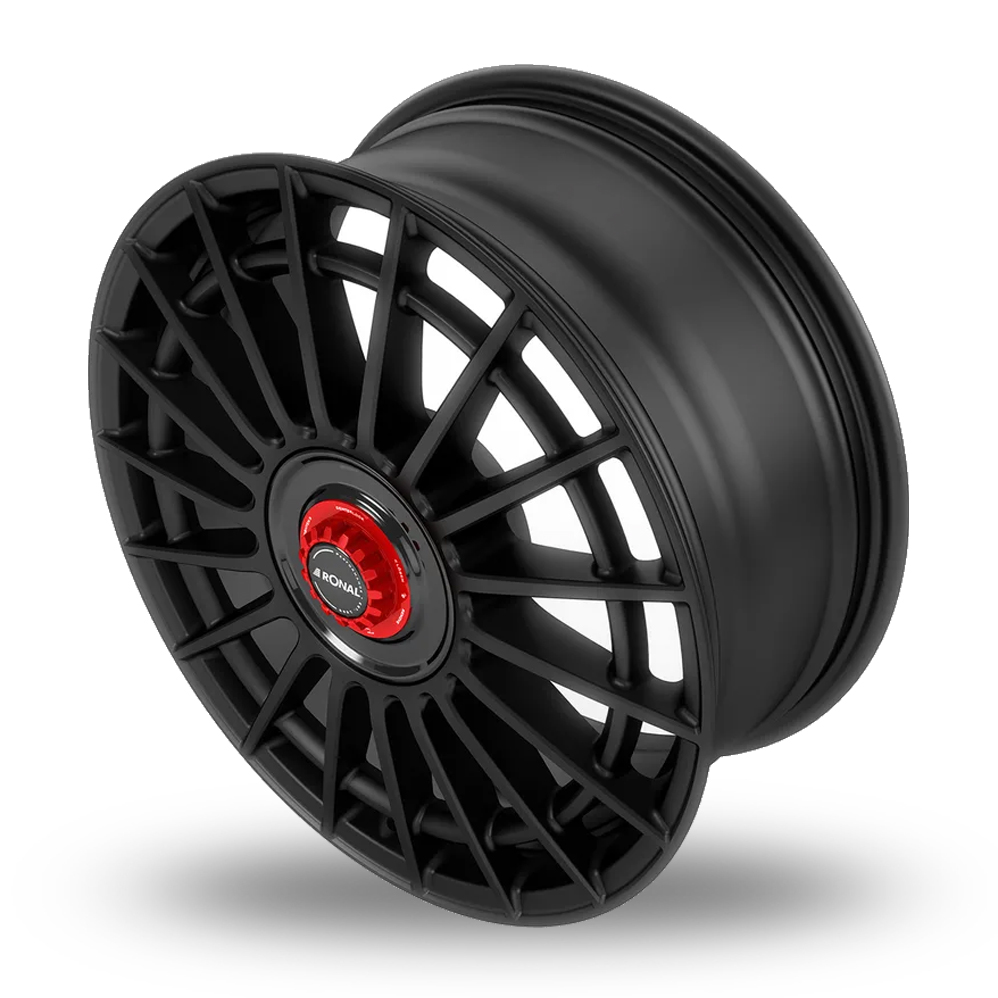 18" Ronal R73 REV-R Matt Black Alloy Wheels