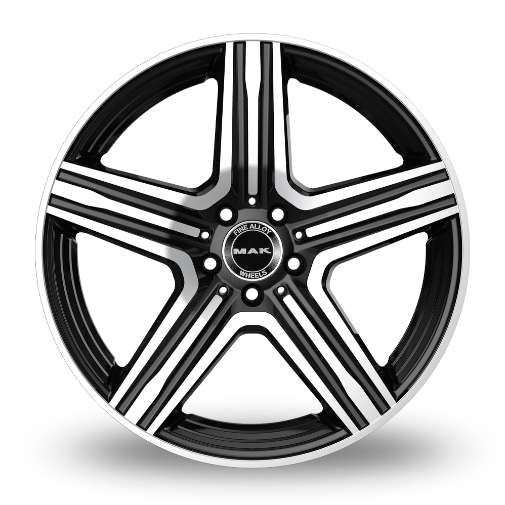 19" MAK Lewis Black Mirror Alloy Wheels