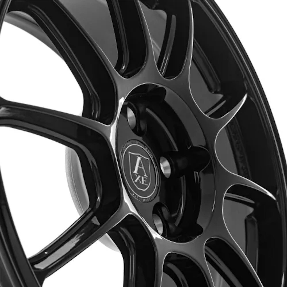 17" Axe EX46 Gloss Black Alloy Wheels
