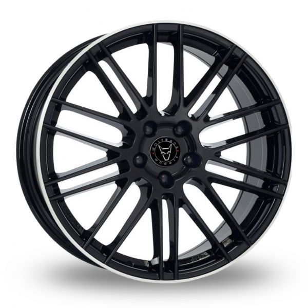 21" Wolfrace Kibo Black/Polished Rim Alloy Wheels