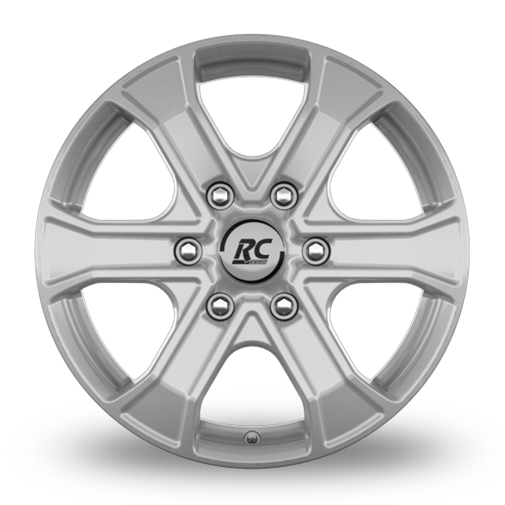 16" RC Design RC31 Crystal Silver Alloy Wheels