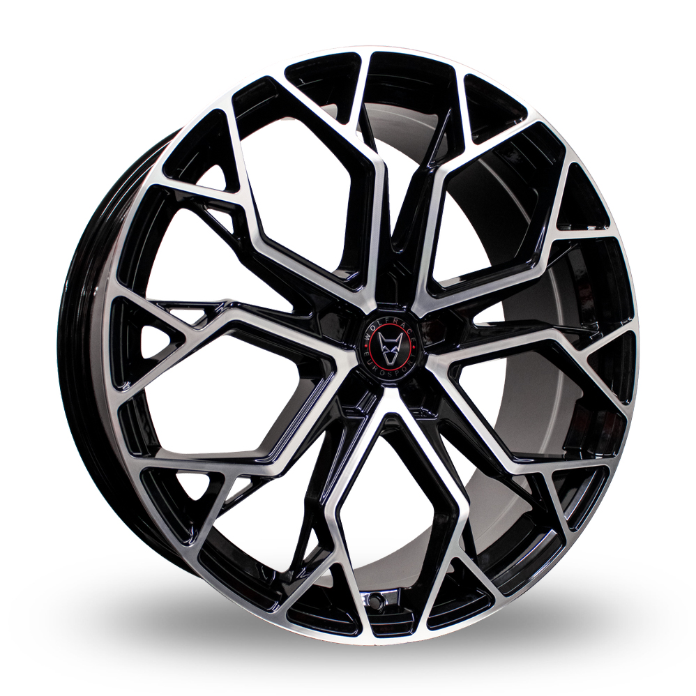 Wolfrace Eurosport Roadstar Gloss Black Polished Alloy Wheels