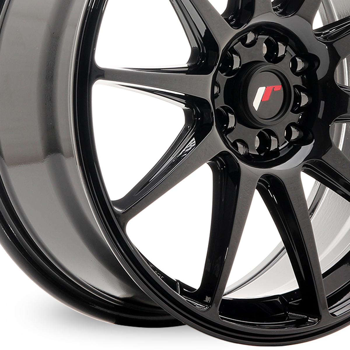 18" Japan Racing JR11 (7.5x18) Gloss Black Alloy Wheels