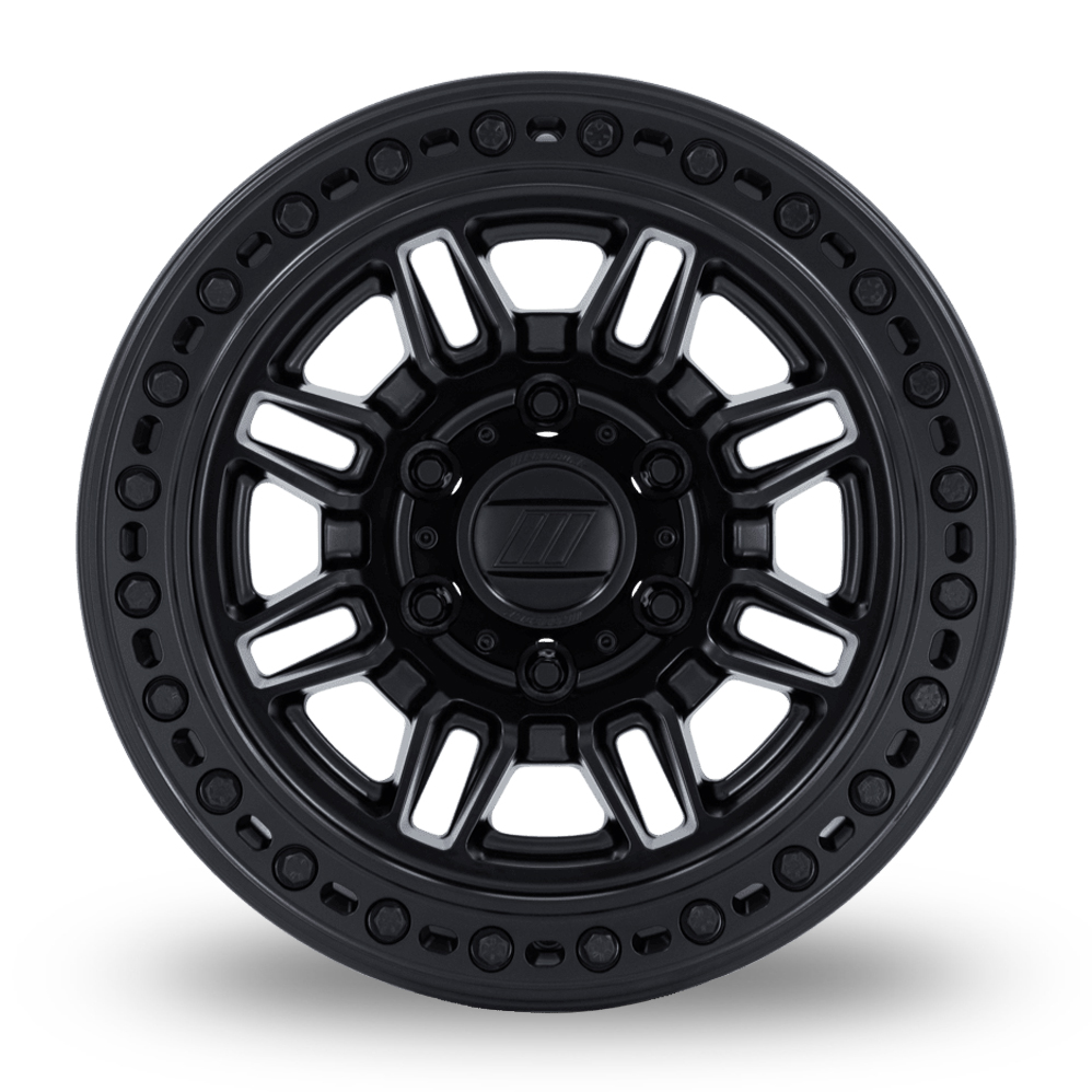 17" Pro Comp Alloys PA208 Equalizer BL (USA Warehouse) Blackout Alloy Wheels