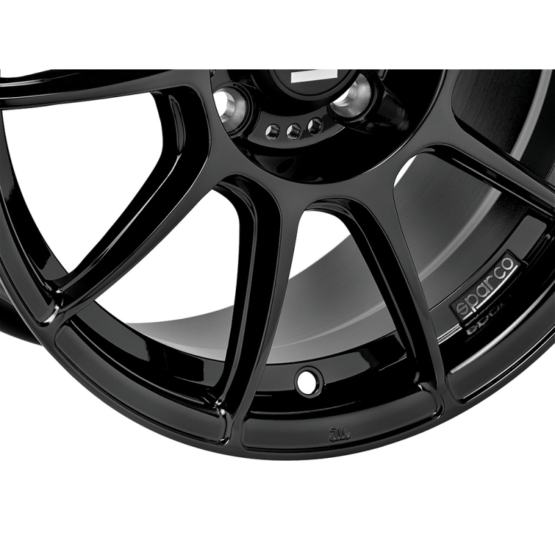 17" Sparco FF 1 Gloss Black Alloy Wheels