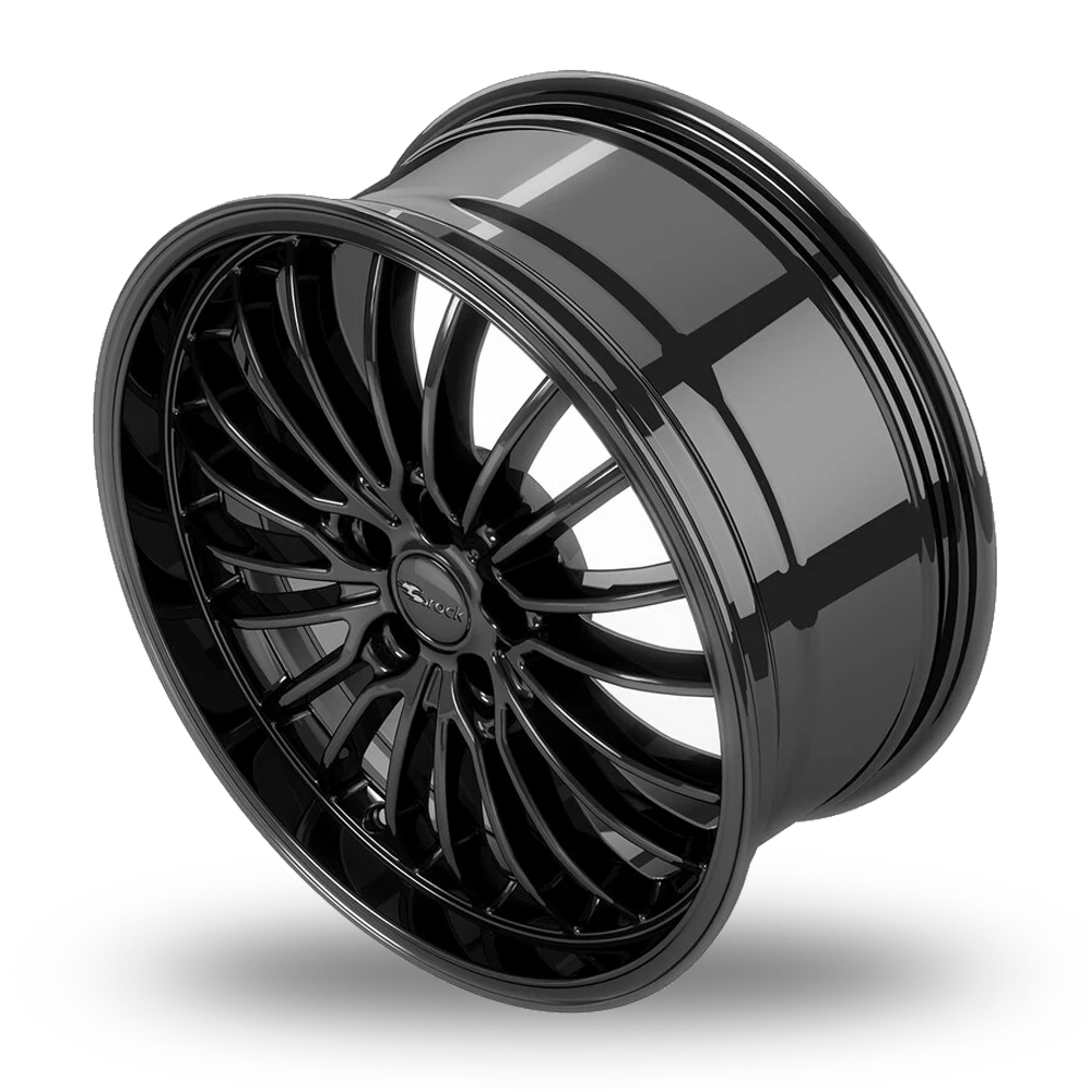 19" Brock B24 GP Gloss Black Alloy Wheels