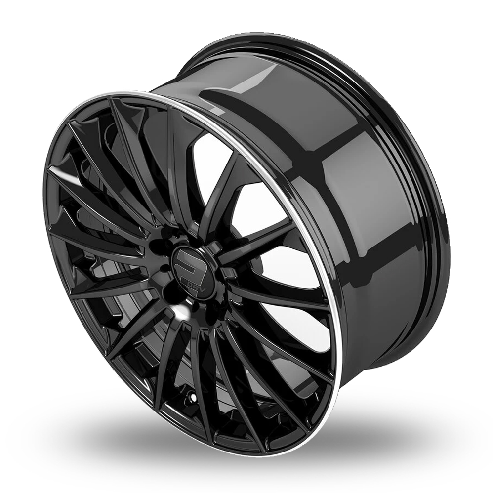 20" 2DRV WH39 Gloss Black Polished Rim Alloy Wheels