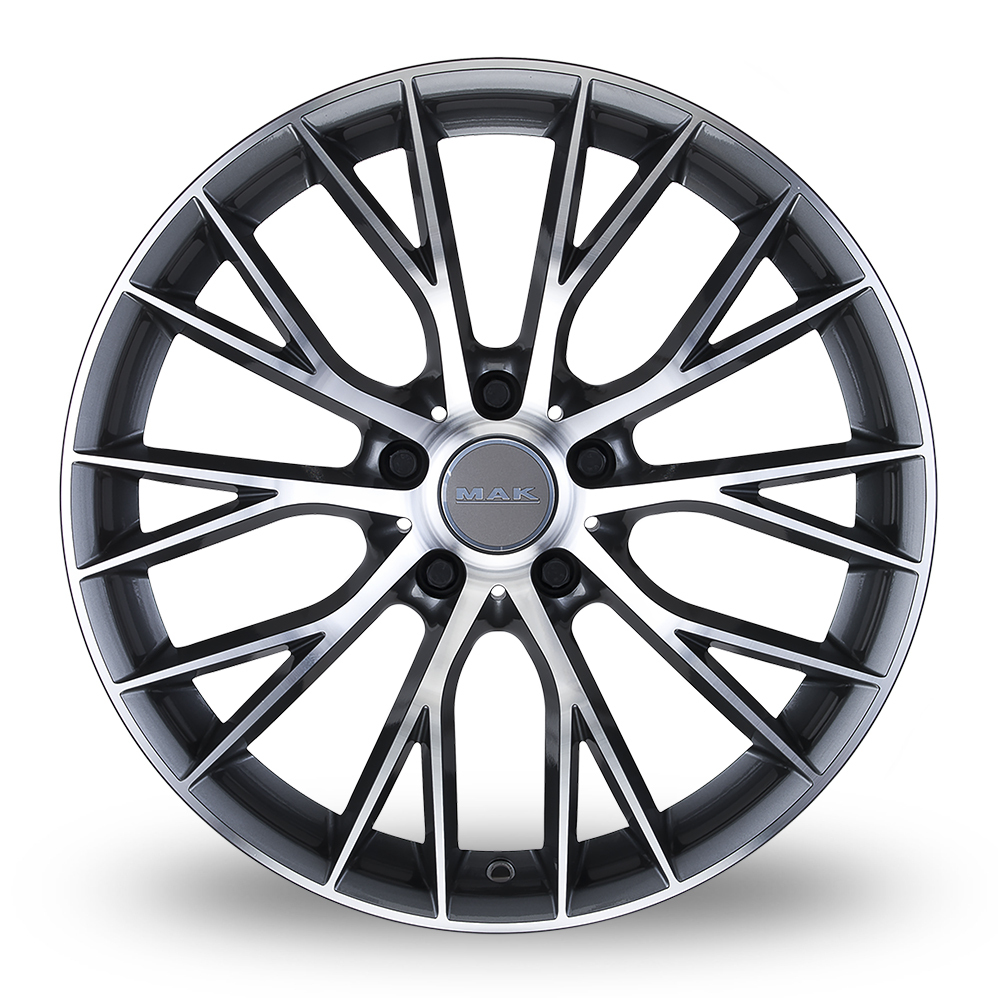 18" MAK Munchen Gunmetal Mirror Alloy Wheels