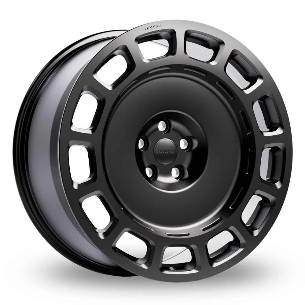Hawke OCTAD Matt Black Alloy Wheels