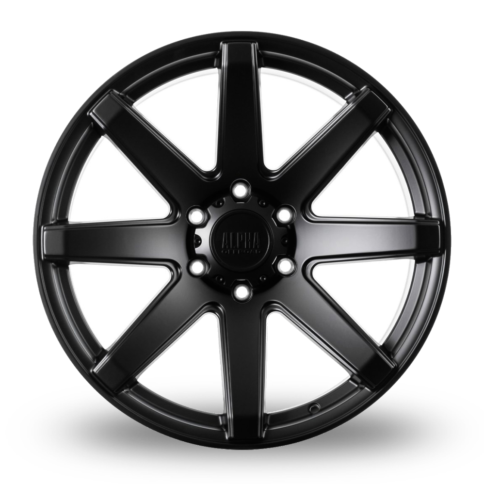 20" Alpha Off-Road Nomad Satin Black Alloy Wheels