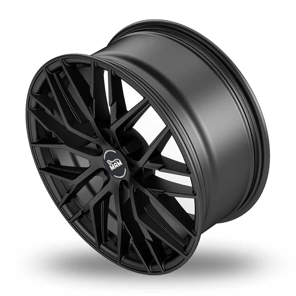 18" MAM RS4 Matt Black Alloy Wheels