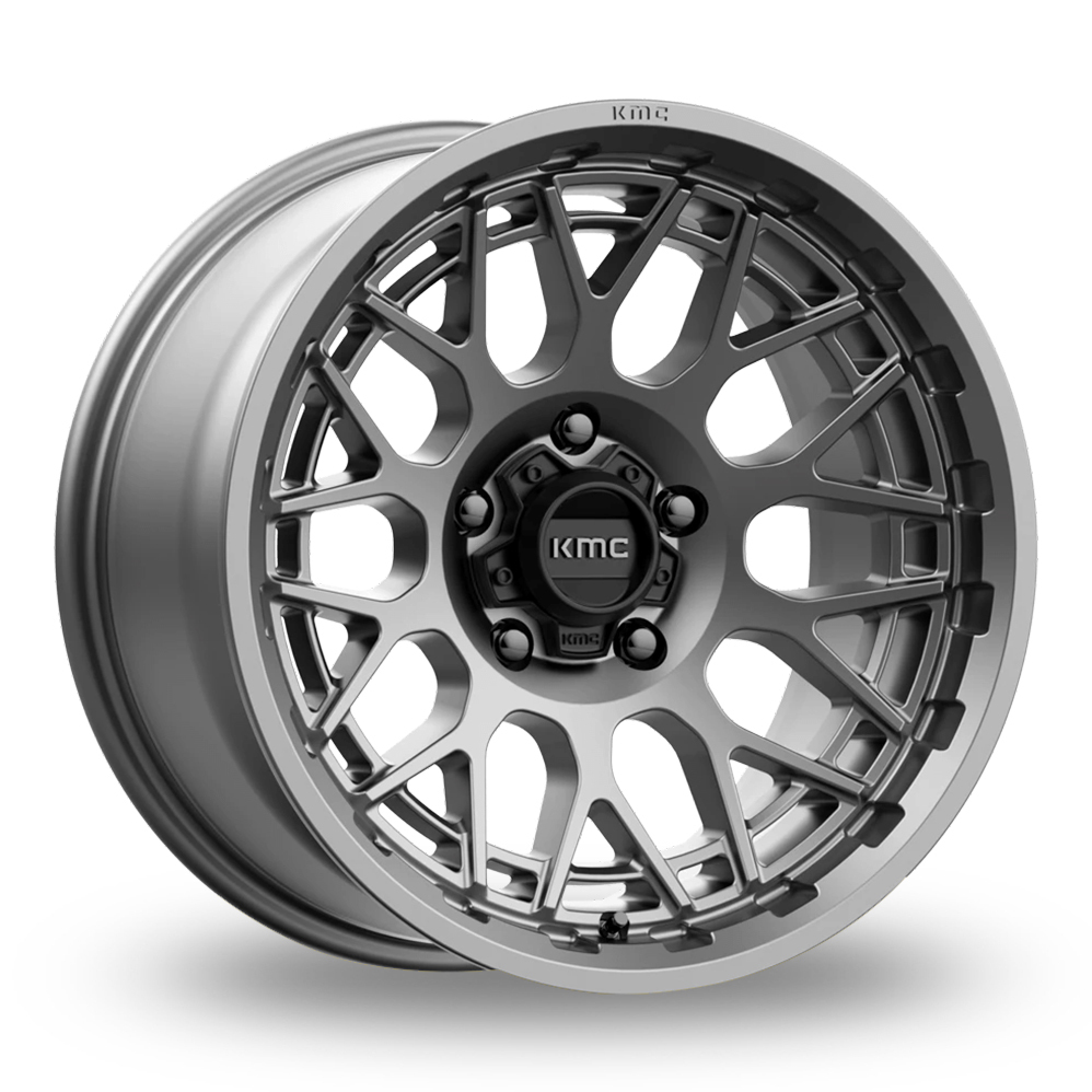 KMC KM722 Technic (USA Warehouse) Anthracite Alloy Wheels