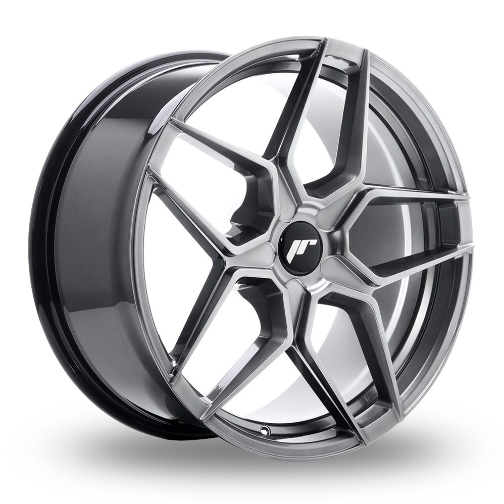 Japan Racing JR34 (8.5x19) (Custom Fitment) Hyper Black Alloy Wheels