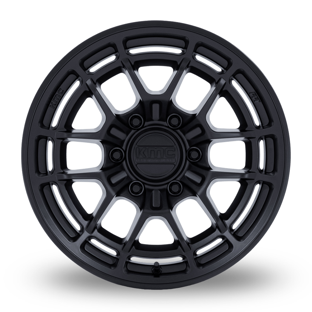 17" KMC KM732 Archer (USA Warehouse) Matt Black Alloy Wheels