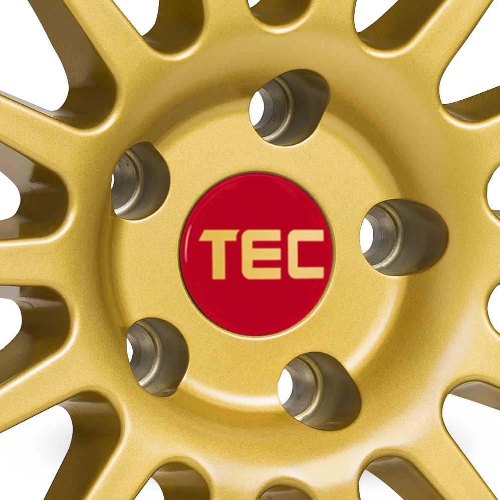19" TEC Speedwheels AS2 Gold Alloy Wheels