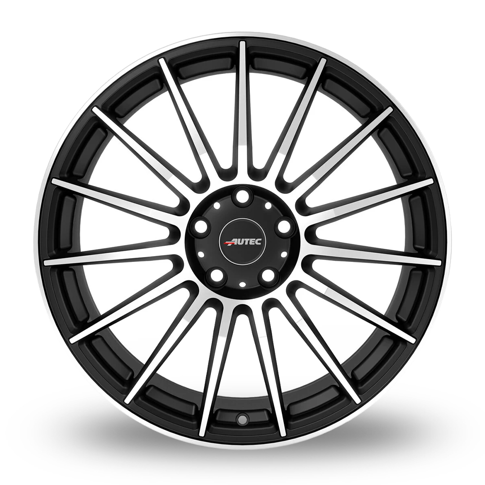 17" Autec Lamera Matt Black Polished Alloy Wheels