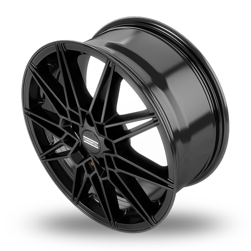 18" Fondmetal Thoe Gloss Black Alloy Wheels