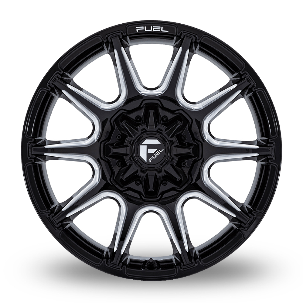20" Fuel Off-Road FC880 Super C Gloss Black Milled Alloy Wheels