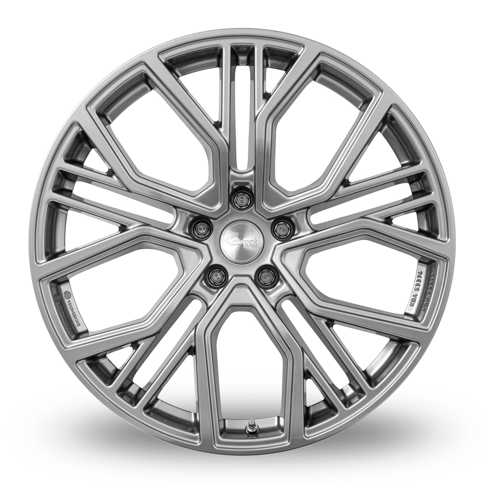19" Brock B41 Ferric Grey Alloy Wheels