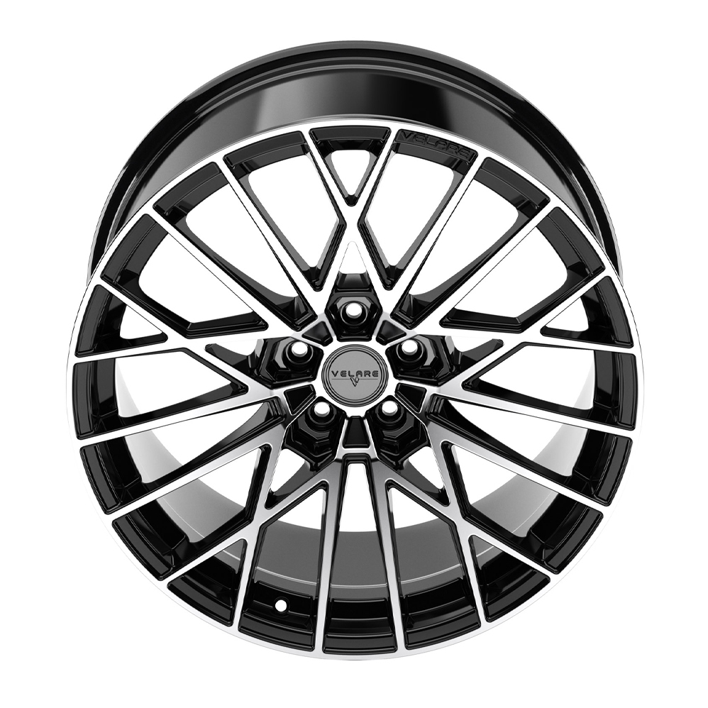20" Velare VLR07 Gloss Black Machined Alloy Wheels