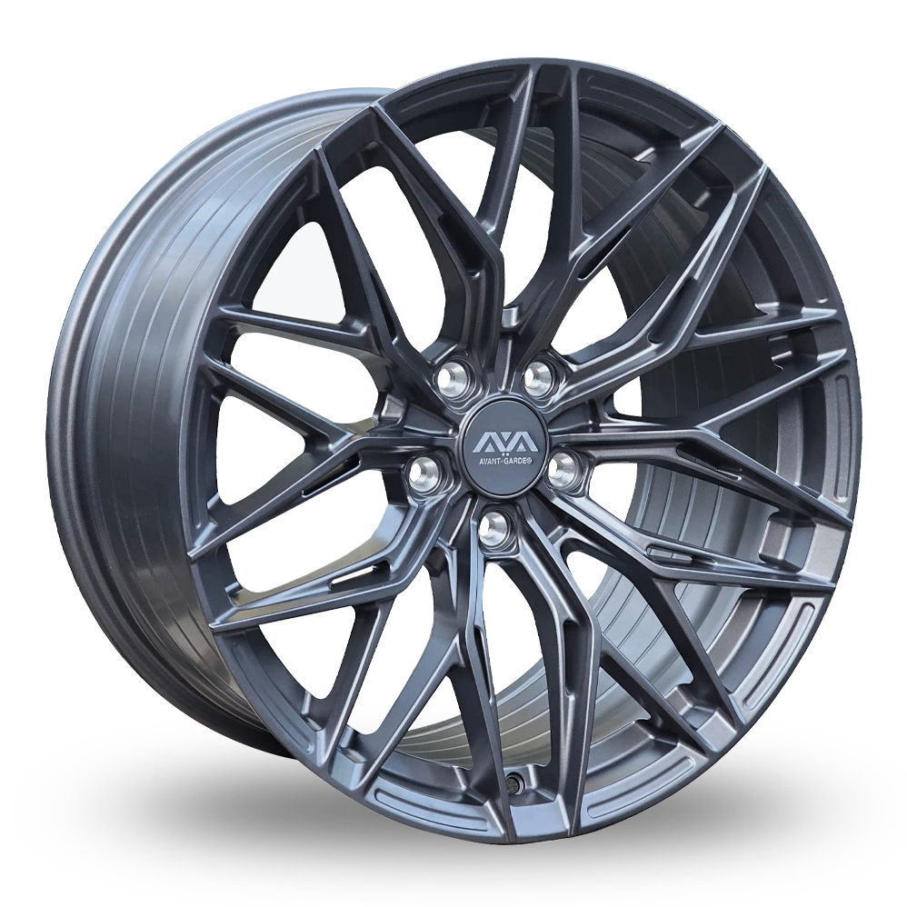AVA HSF033 Matt Gun Metal Alloy Wheels