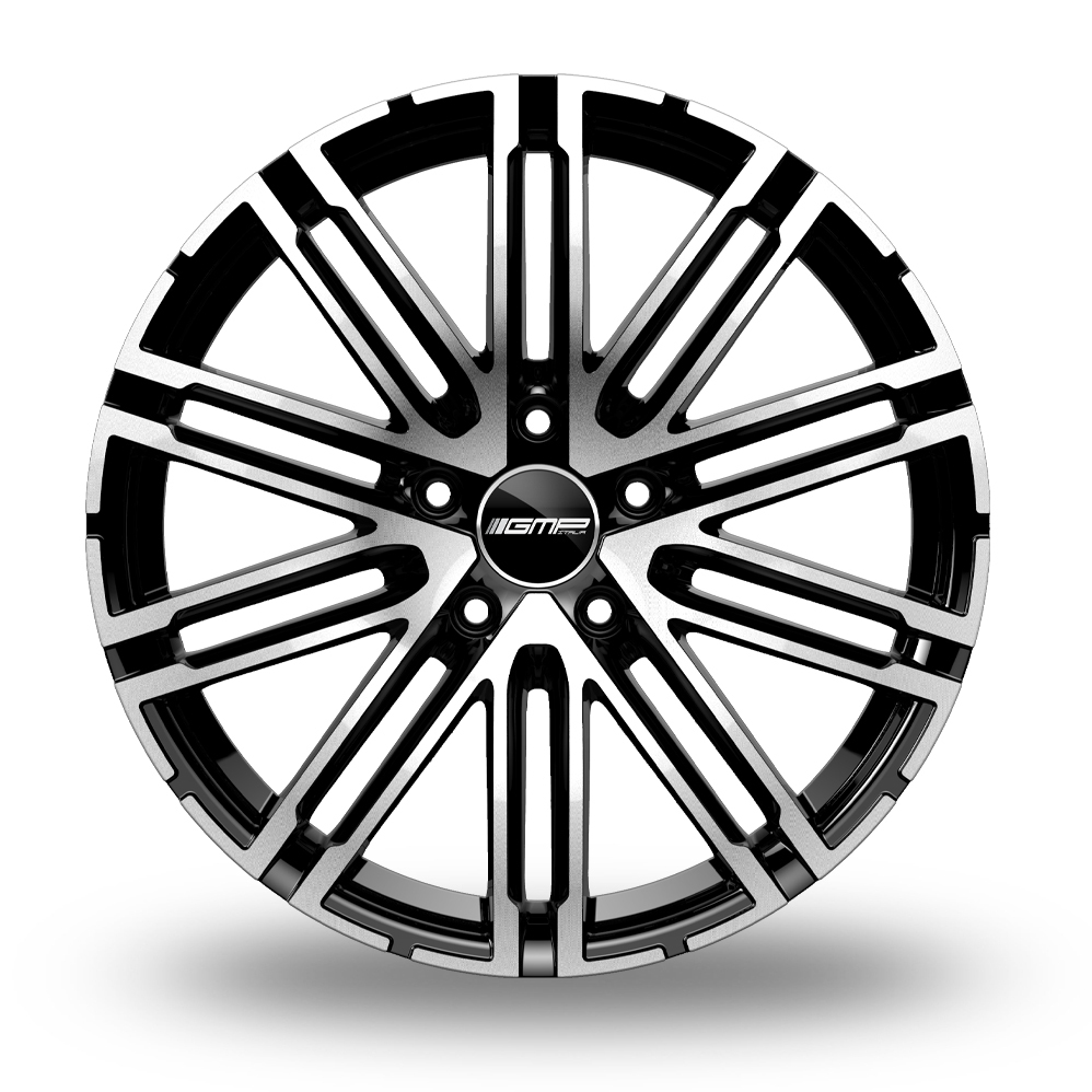 21" GMP Italia Targa Black Polished Alloy Wheels