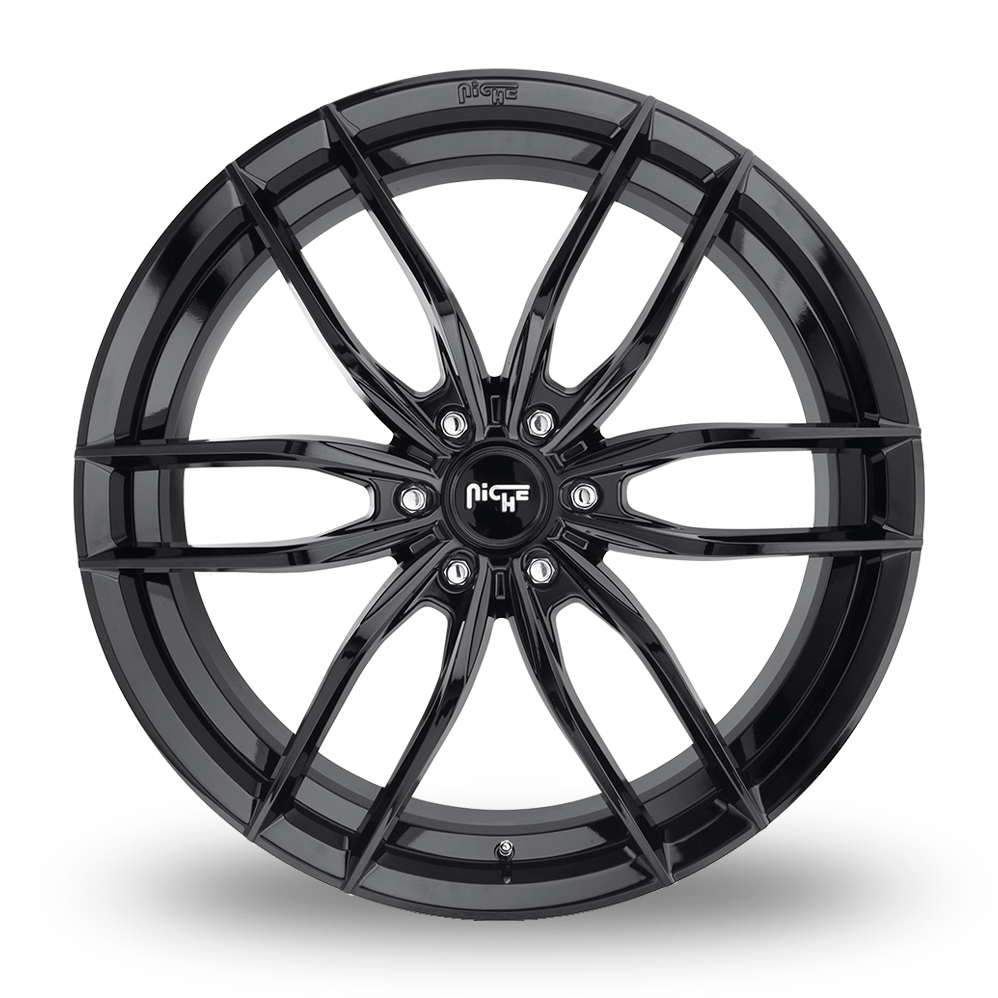 20" Niche M209 Vosso Gloss Black Alloy Wheels